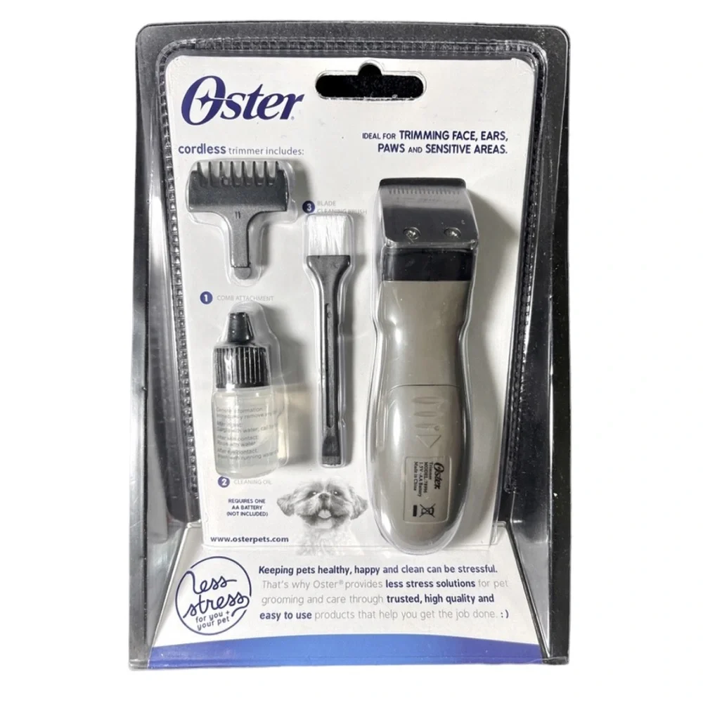 Oster Calm Trims Cordless Dog Pet Trimmer For Face, Paws, & Sensitive Area